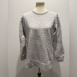 ADIDAS x REIGNING CHAMP Heather Gray Crew Neck Sweater